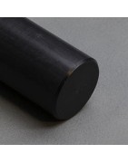 B&T Metall Barre ronde POM noire Ø 12 mm – Longueur : env. 1 m (1000 mm  +/-5 mm) Diamètre avec tolérance supplémentaire. : : Bricolage